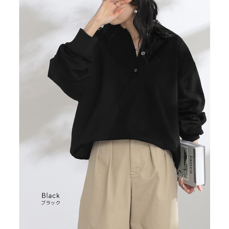 ラガーシャツ レディース 綿100％ | HUG.U | 詳細画像11 