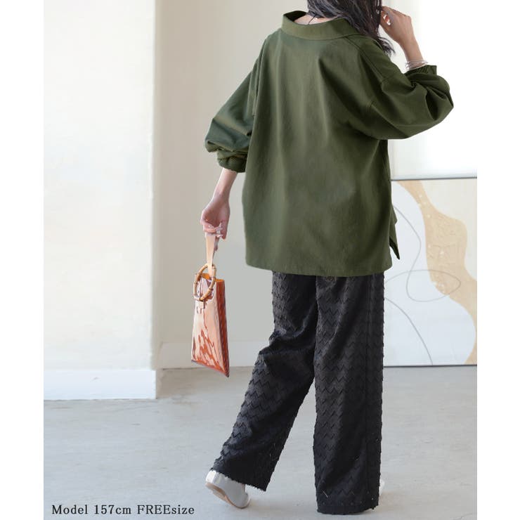 ラガーシャツ レディース 綿100％ | HUG.U | 詳細画像17 