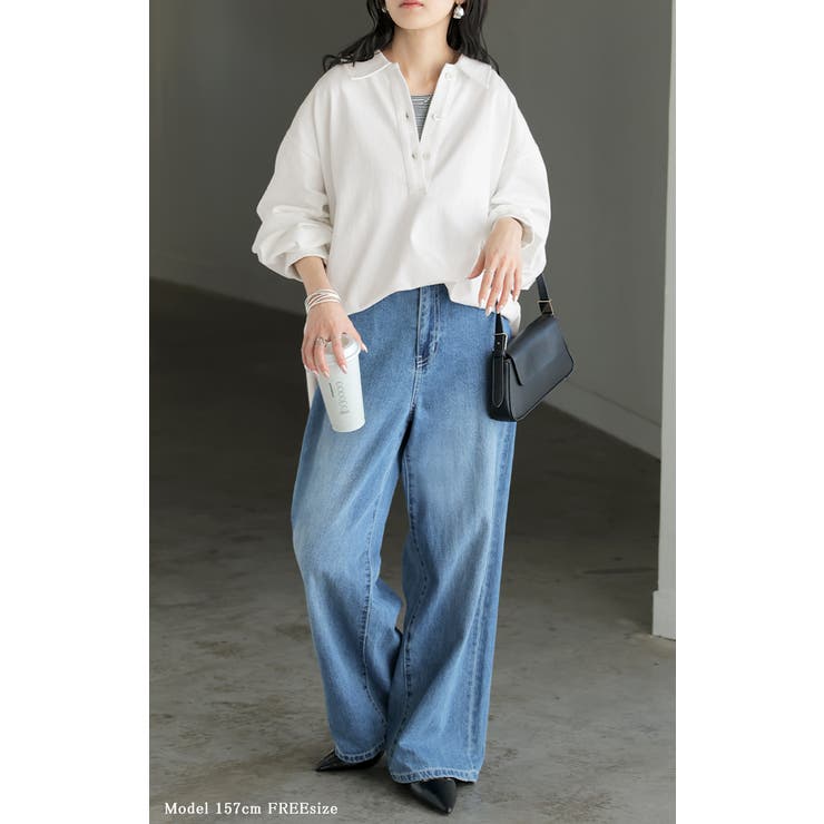 ラガーシャツ レディース 綿100％ | HUG.U | 詳細画像3 