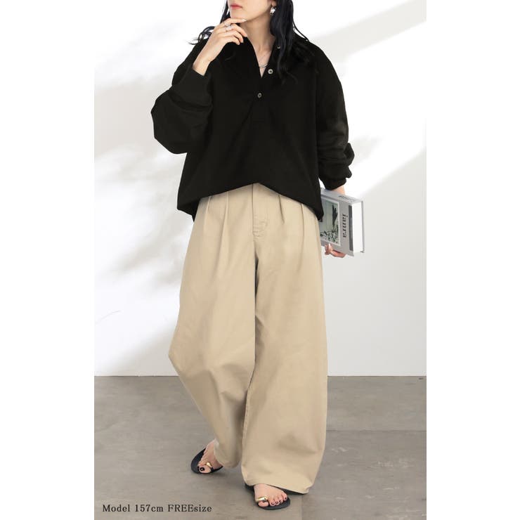 ラガーシャツ レディース 綿100％ | HUG.U | 詳細画像6 