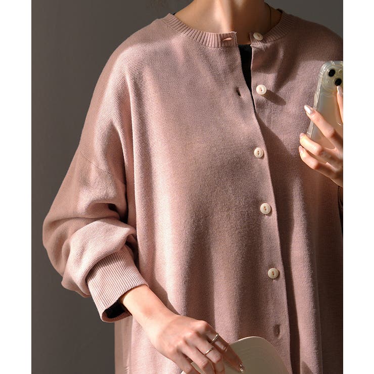 カーディガン ニット 洗える | HUG.U | 詳細画像16 