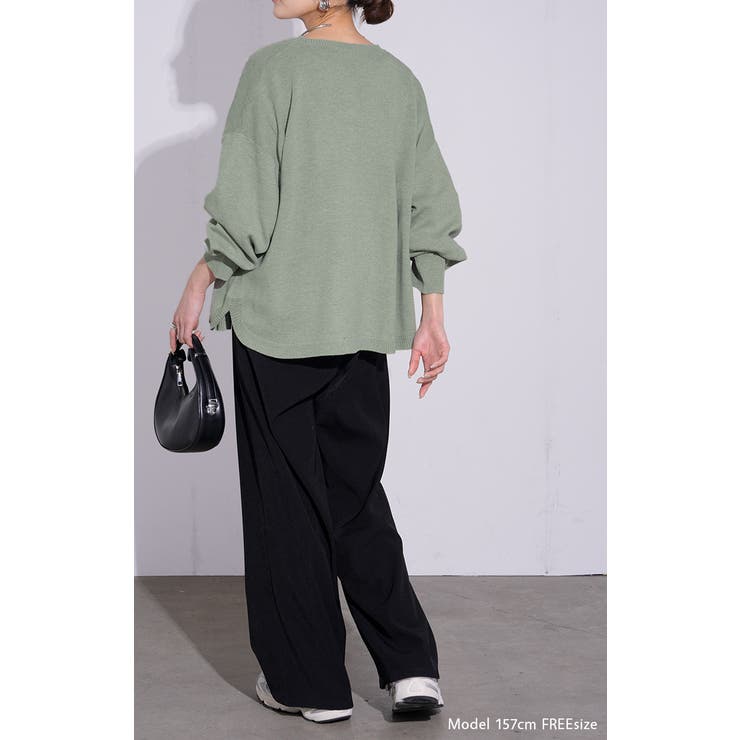 カーディガン ニット 洗える | HUG.U | 詳細画像18 