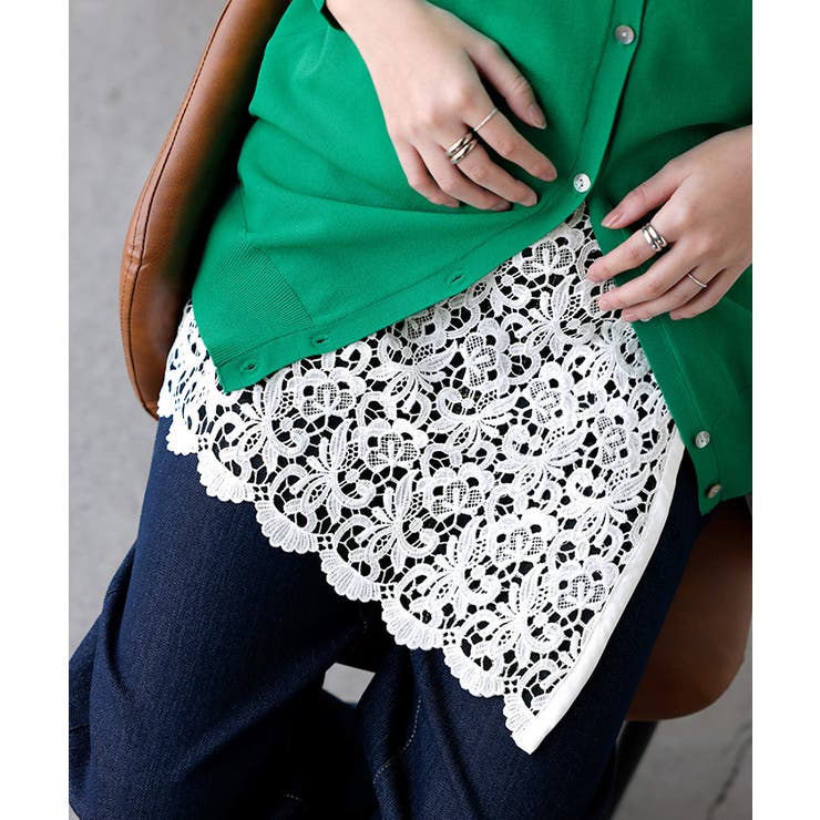 付け裾 レース レディース | HUG.U | 詳細画像5 