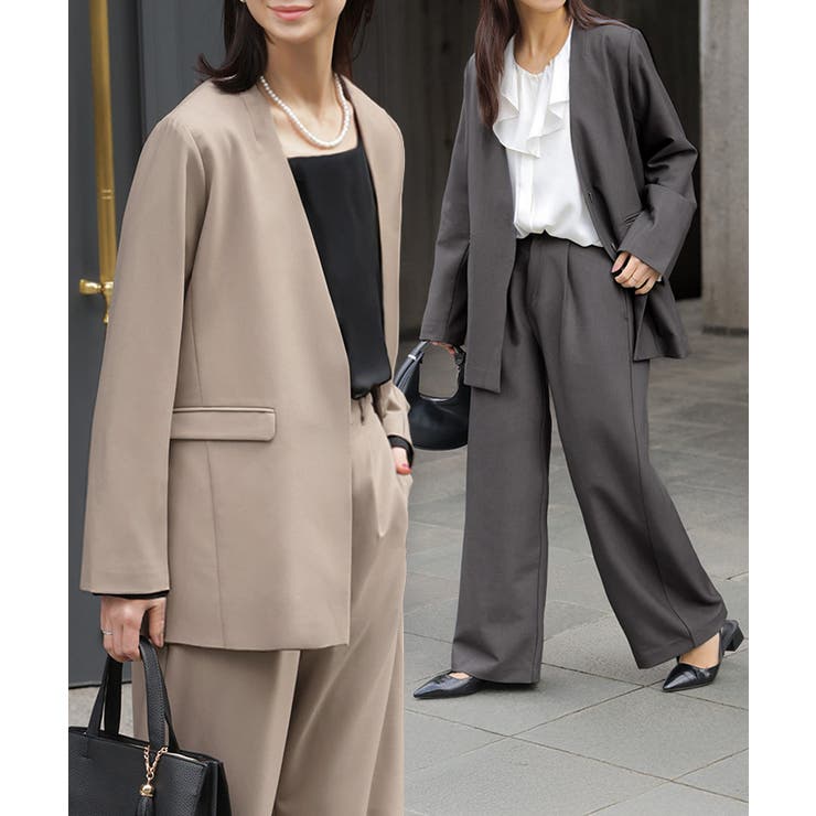 ベージュ | フォーマル 2点セット パンツ | HUG.U