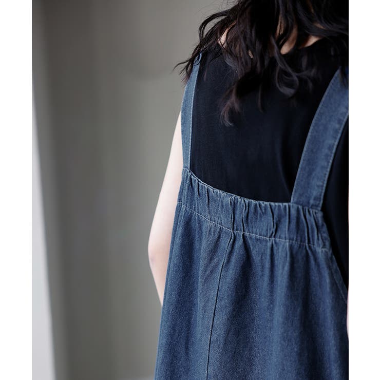 ジャンパースカート デニム ジャンスカ | HUG.U | 詳細画像16 