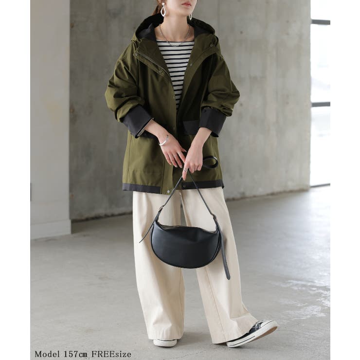 マウンテンパーカー 配色 ライトアウター | HUG.U | 詳細画像16 