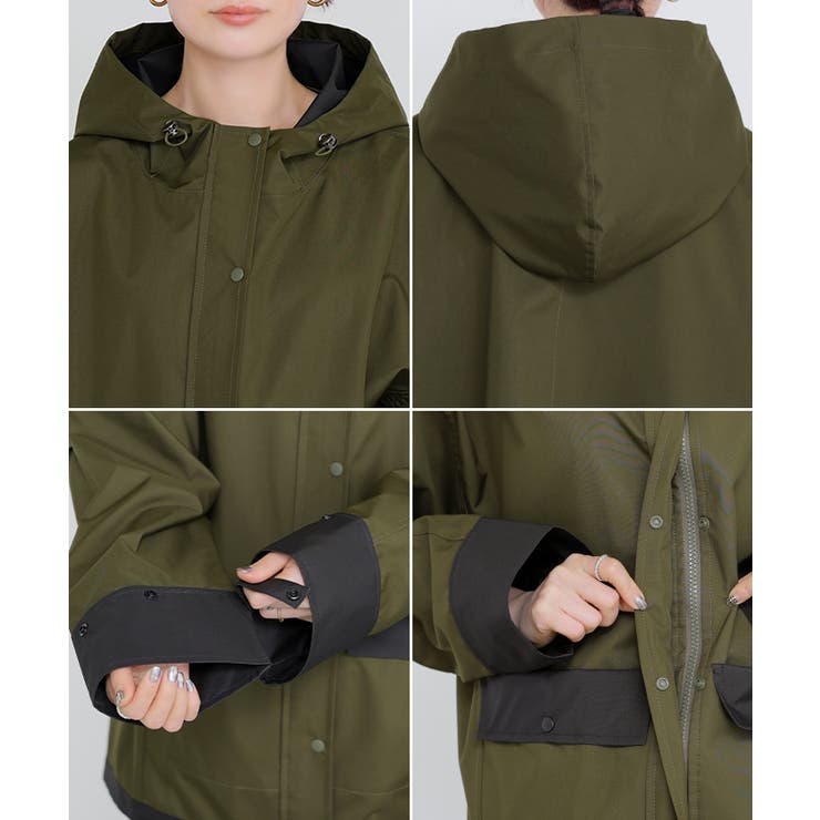 マウンテンパーカー 配色 ライトアウター | HUG.U | 詳細画像23 