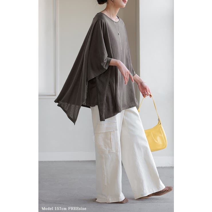 Tシャツ ドルマン レディース | HUG.U | 詳細画像3 