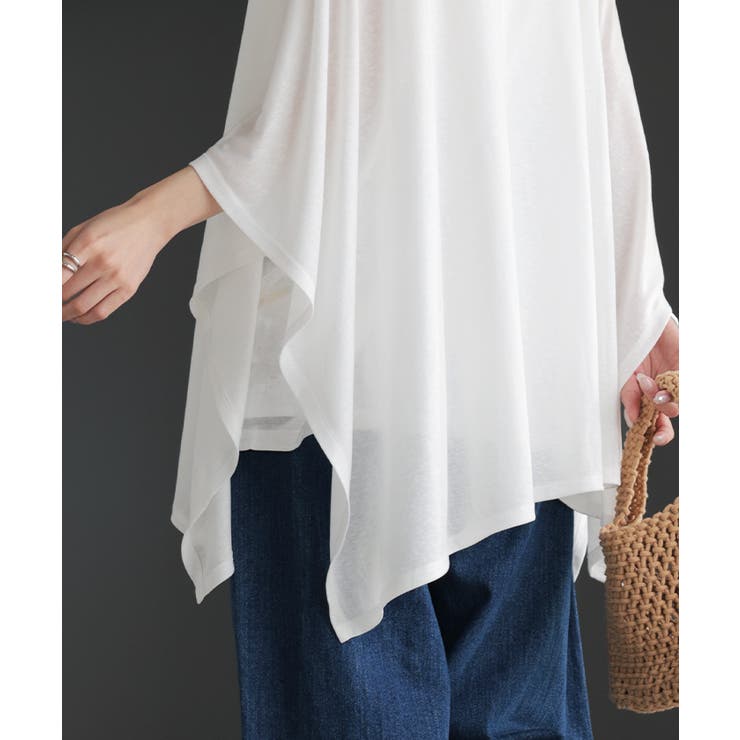 Tシャツ ドルマン レディース | HUG.U | 詳細画像4 