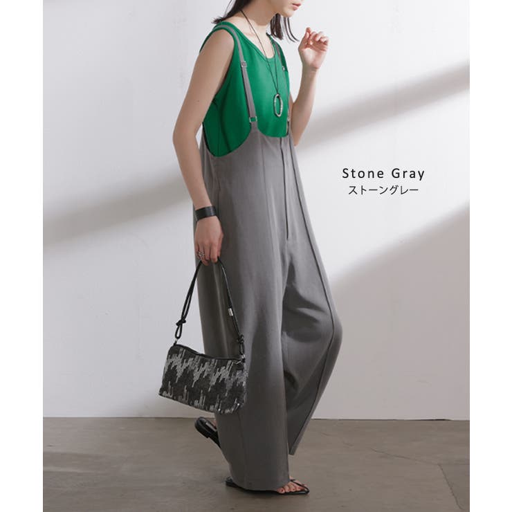 サロペット パンツ ワイドパンツ | HUG.U | 詳細画像12 