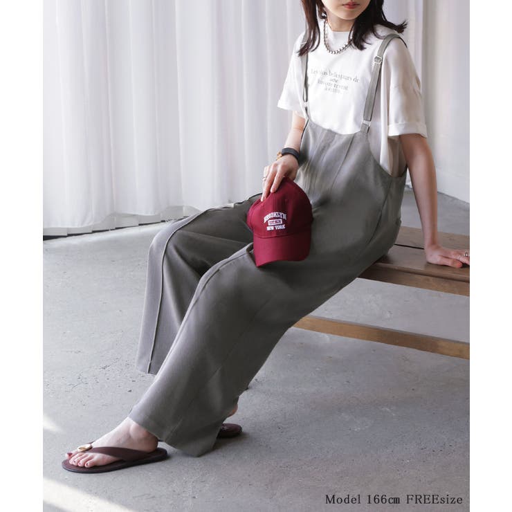 サロペット パンツ ワイドパンツ | HUG.U | 詳細画像20 