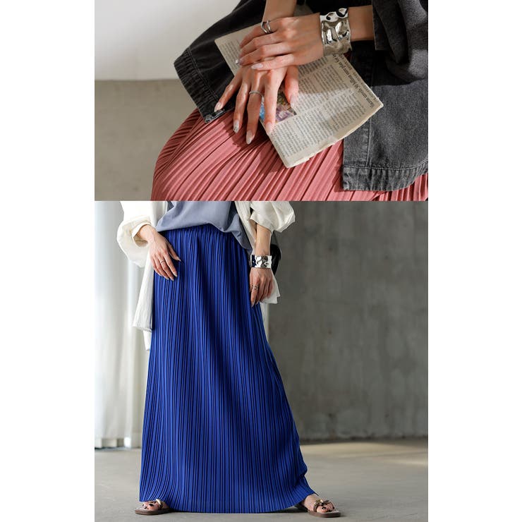 スカート ロング プリーツ | HUG.U | 詳細画像18 