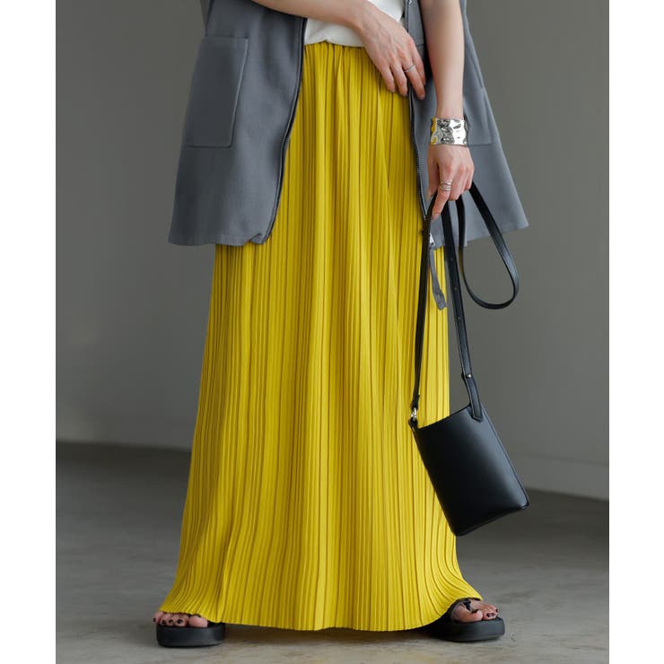 スカート ロング プリーツ | HUG.U | 詳細画像5 