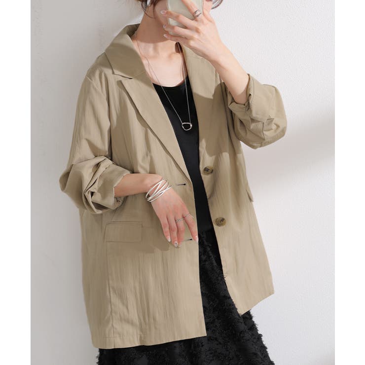 アウター ジャケット ワッシャー | HUG.U | 詳細画像5 