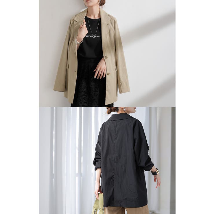 アウター ジャケット ワッシャー | HUG.U | 詳細画像8 