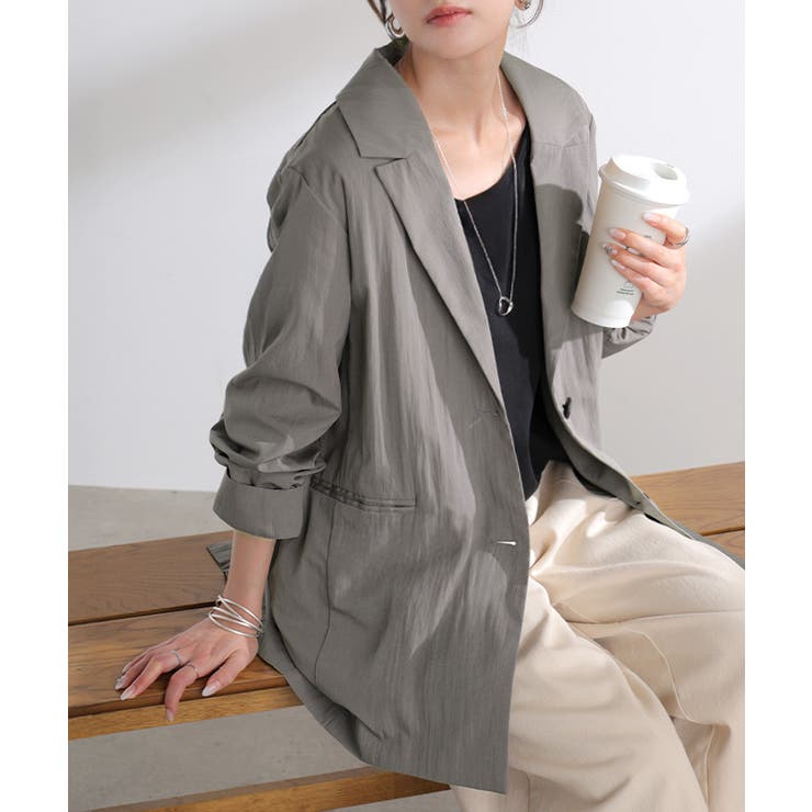 グレー | アウター ジャケット ワッシャー | HUG.U