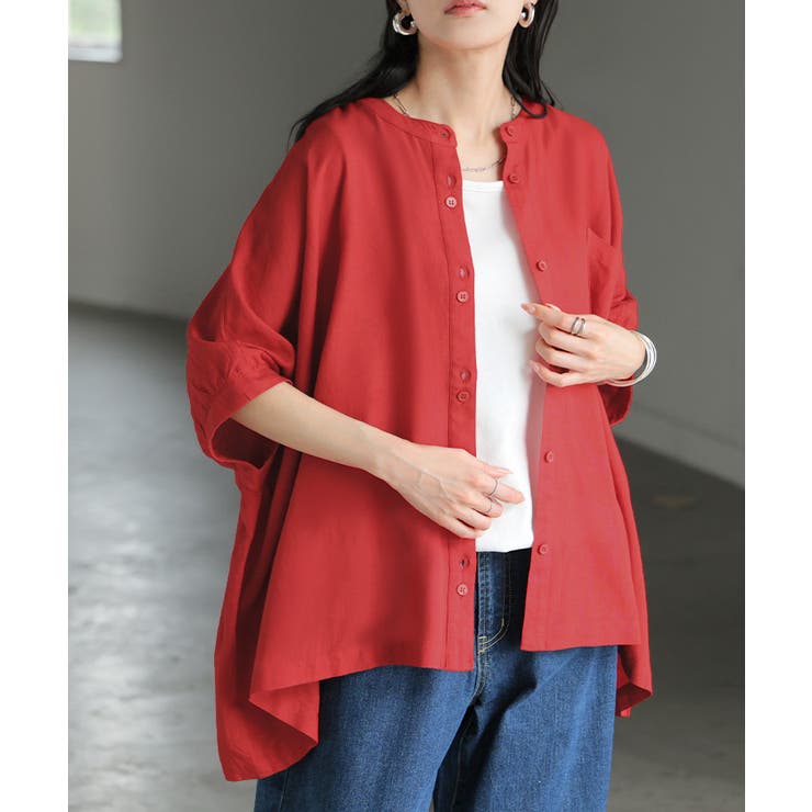 レッド | ブラウス オーバーサイズ レディース | HUG.U