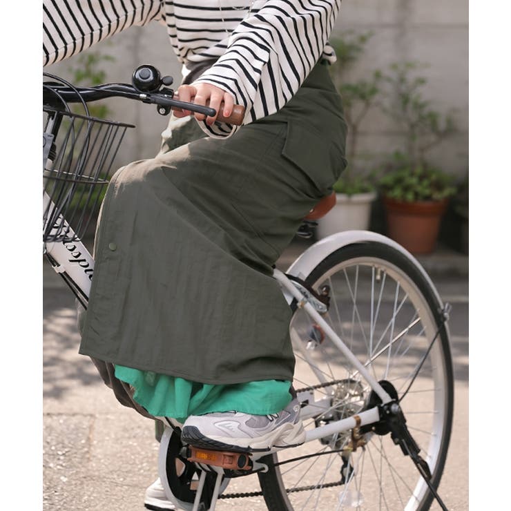 グレー | ラップスカート 自転車 巻き込み防止 | HUG.U