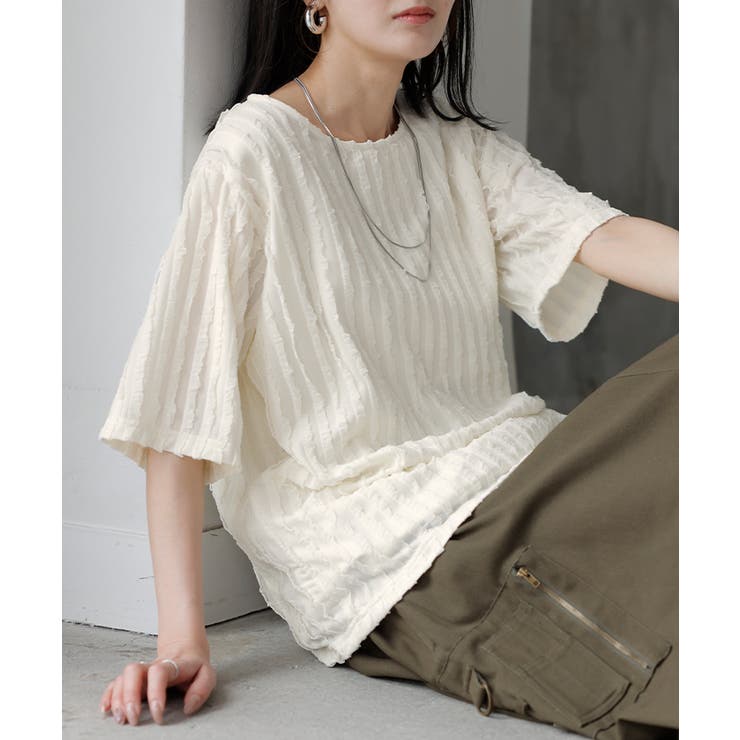 Tシャツ カットソー 半袖 | HUG.U | 詳細画像5 