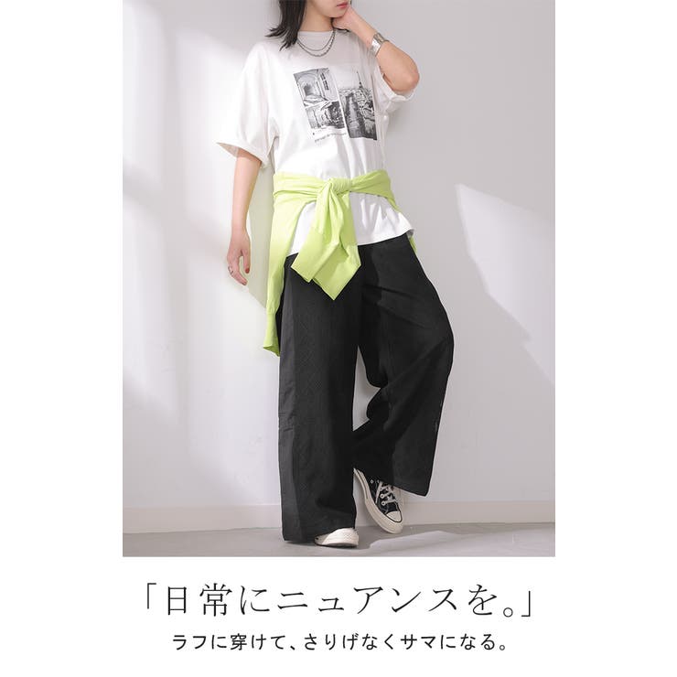 パンツ レース 異素材 | HUG.U | 詳細画像2 