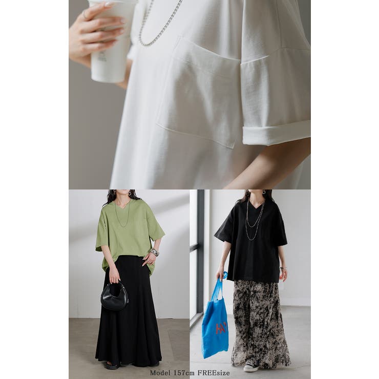 Tシャツ 汗ジミ軽減 綿100 | HUG.U | 詳細画像23 