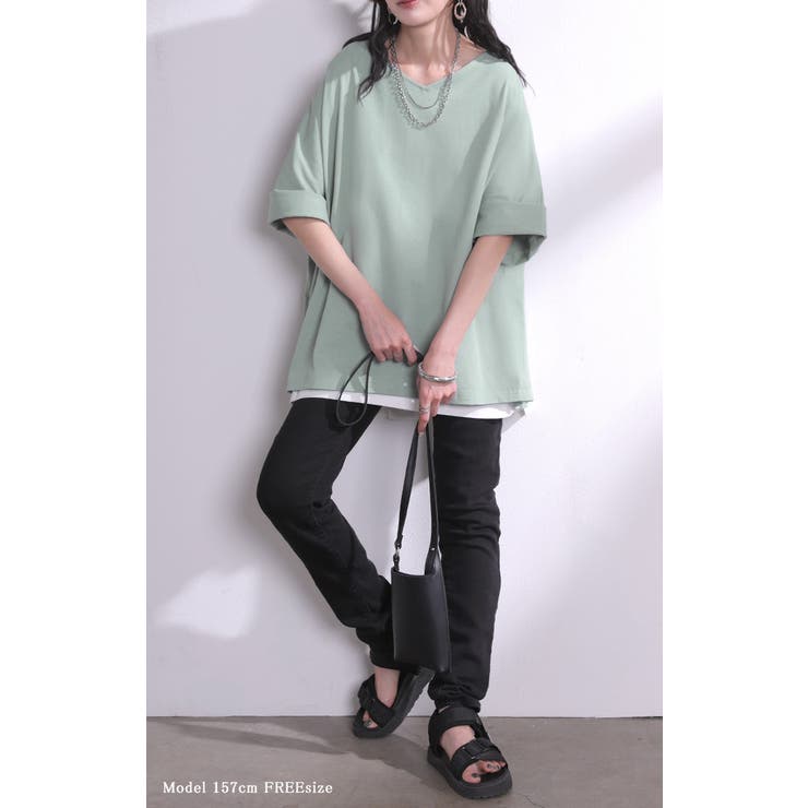 Tシャツ 汗ジミ軽減 綿100 | HUG.U | 詳細画像10 