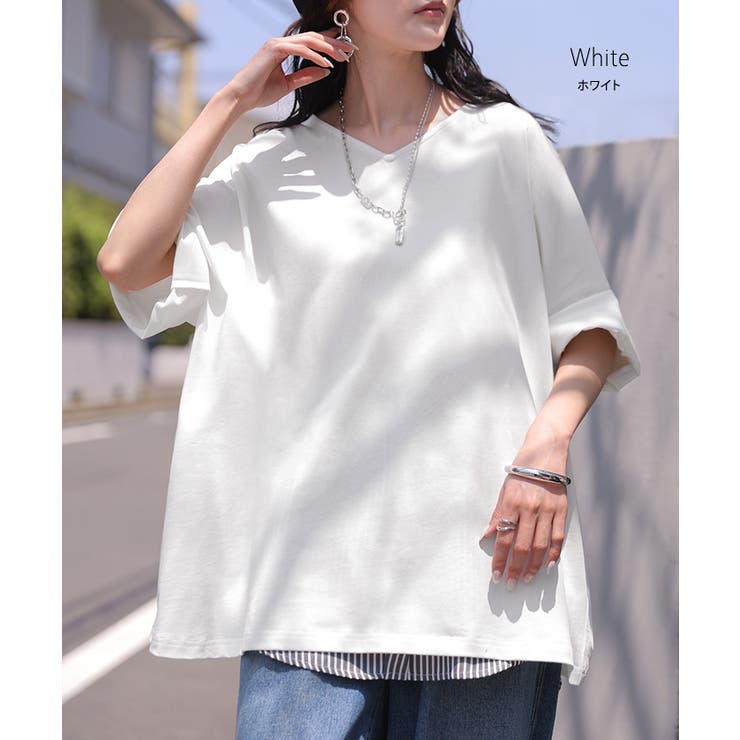 Tシャツ 汗ジミ軽減 綿100 | HUG.U | 詳細画像17 
