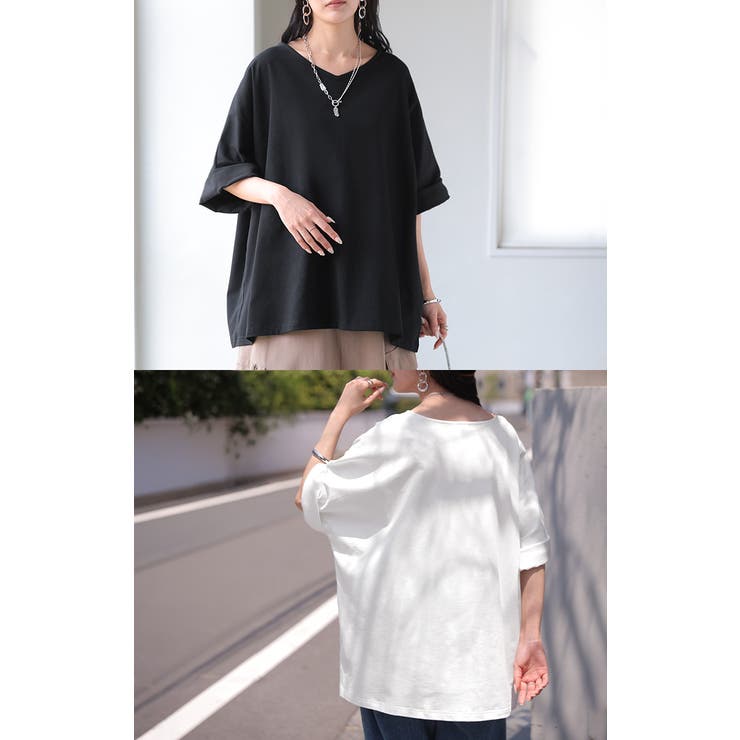 Tシャツ 汗ジミ軽減 綿100 | HUG.U | 詳細画像7 