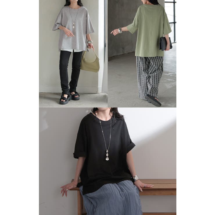 Tシャツ 汗ジミ軽減 レディース | HUG.U | 詳細画像25 