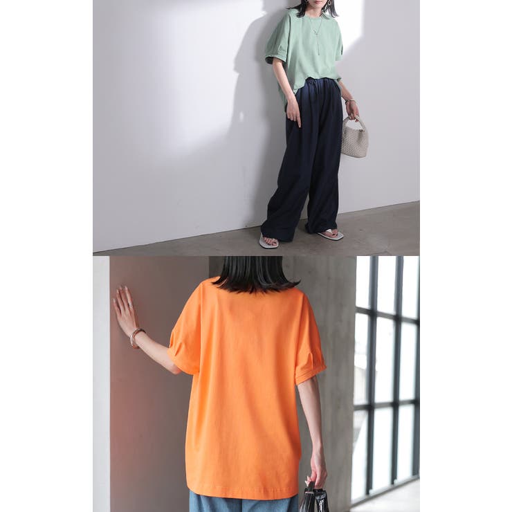 Tシャツ 汗ジミ軽減 綿100 | HUG.U | 詳細画像18 