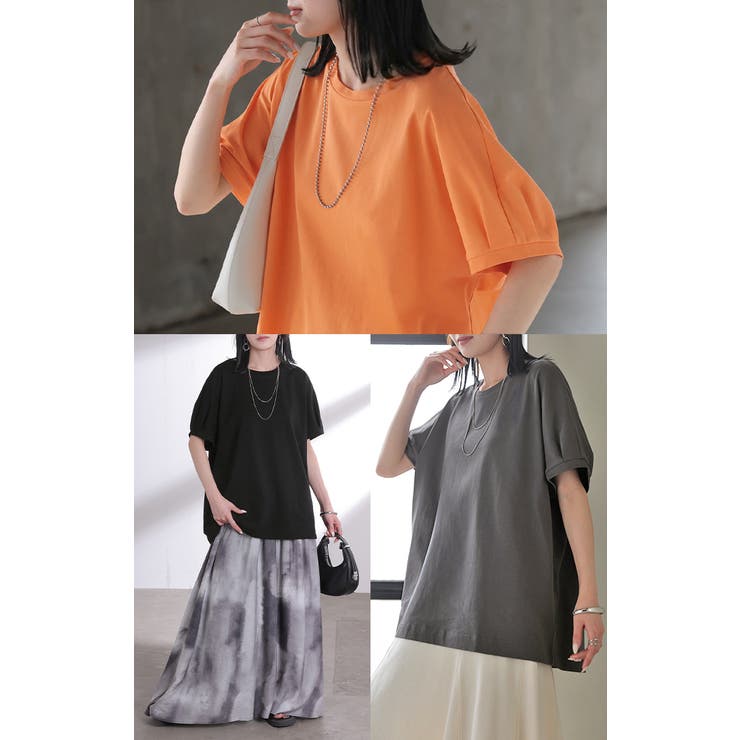 Tシャツ 汗ジミ軽減 綿100 | HUG.U | 詳細画像20 