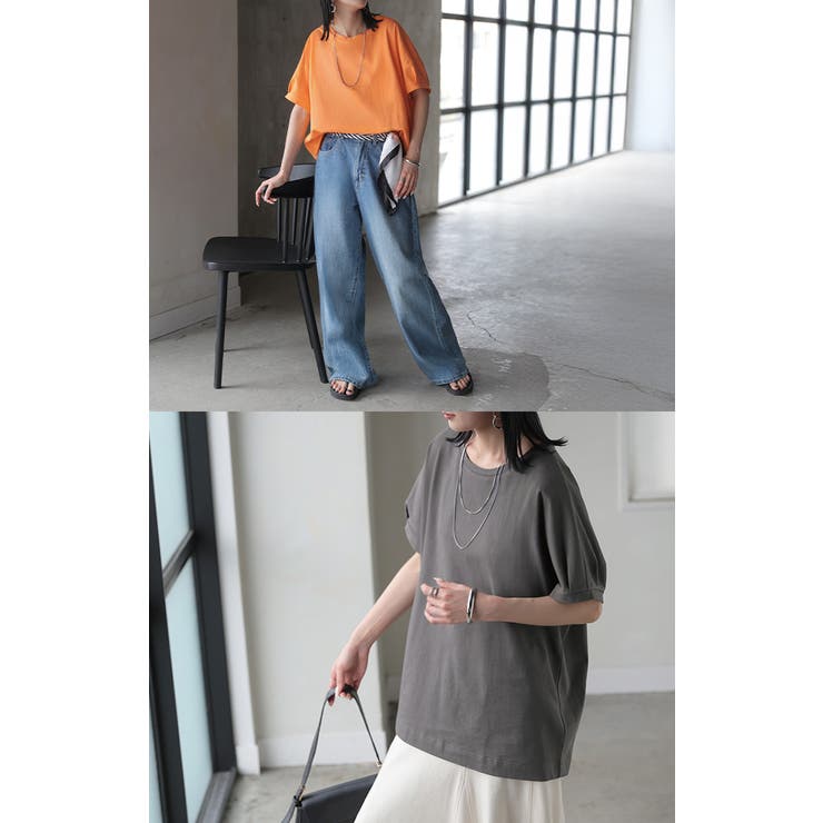 Tシャツ 汗ジミ軽減 綿100 | HUG.U | 詳細画像8 