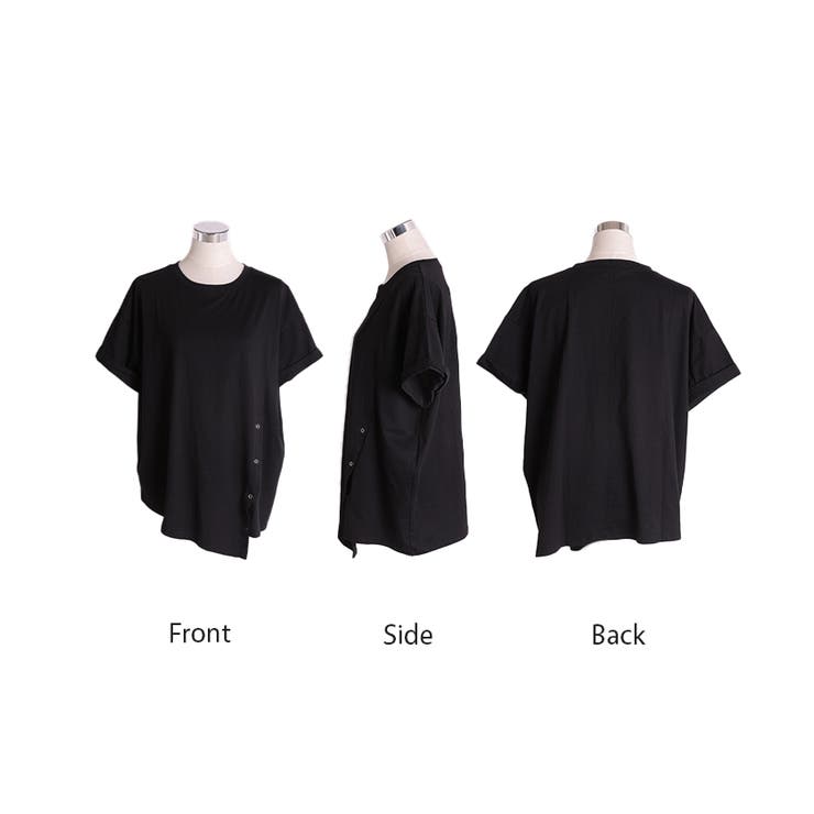 Tシャツ アシンメトリー 綿100 | HUG.U | 詳細画像23 