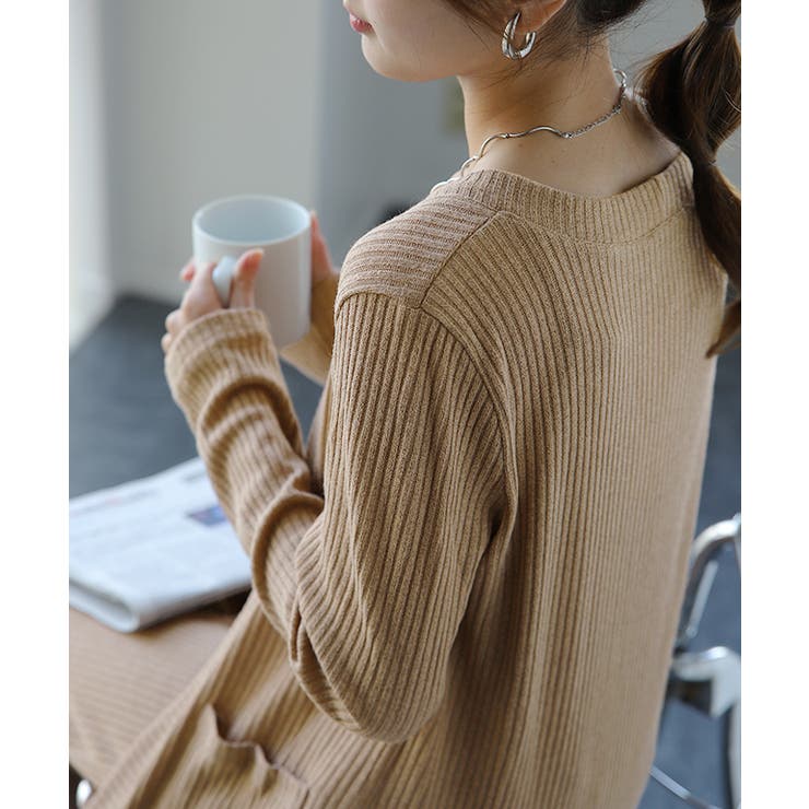 ルームウェア レディース パジャマ セットアップ ニット 部屋着 カーディガン | HUG.U | 詳細画像19 