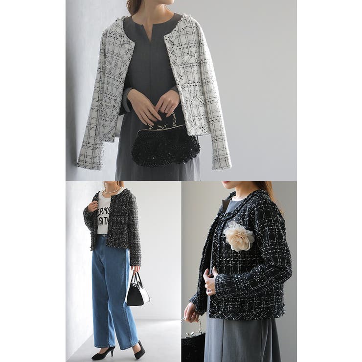 ジャケット ノーカラー ノーカラージャケット コート アウター