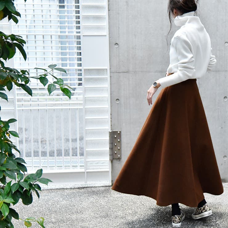 スカート ロングスカート フレアスカート Aラインスカート
