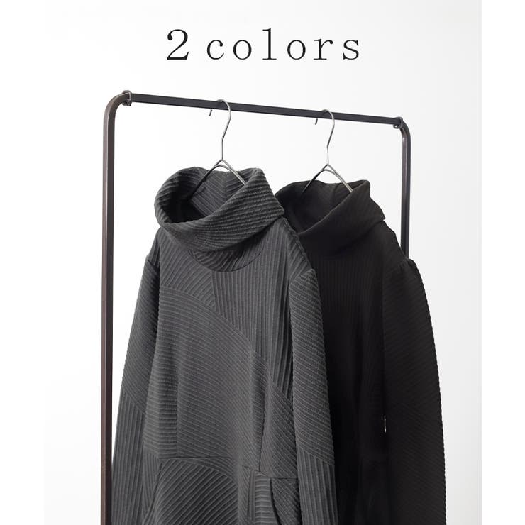 ワンピース レディース  長袖 オフタートル フレア 小顔 お呼ばれ ロングワ | HUG.U | 詳細画像10 