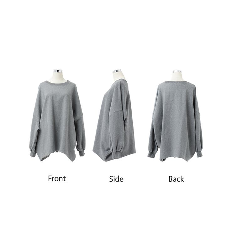 トレーナー レディース スウェット 薄手 大きいサイズ 無地 ビッグサイズ | HUG.U | 詳細画像33 