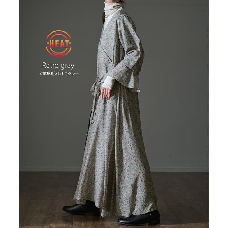 ワンピース シフォン 着痩せ ロングワンピース ロング ワンピ