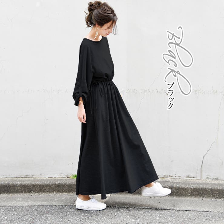 ワンピース ロングワンピース レディース マキシワンピース 体型カバー