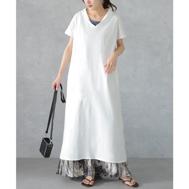 ワンピース マキシ丈ワンピース ロングワンピース マキシワンピ マキシ ロング | HUG.U | 詳細画像5 