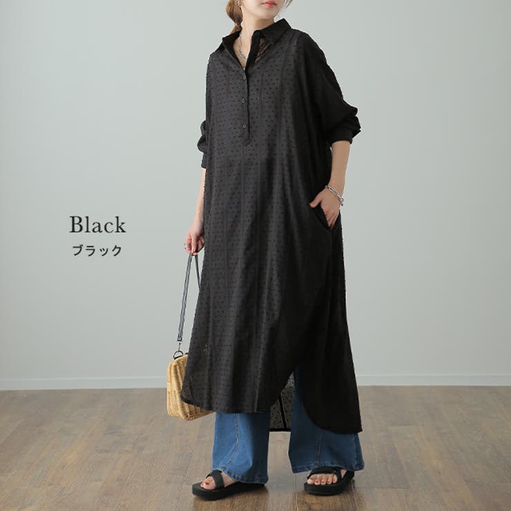 シャツワンピース ワンピース レディース コットン100％ シャツ シアーシャ | HUG.U | 詳細画像13 