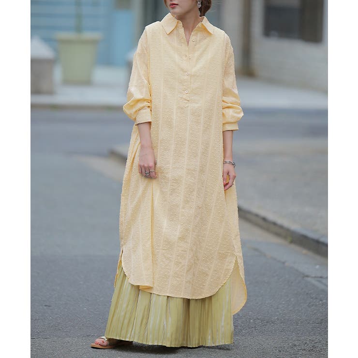 シャツワンピース ワンピース レディース コットン100％ シャツ シアーシャ | HUG.U | 詳細画像23 