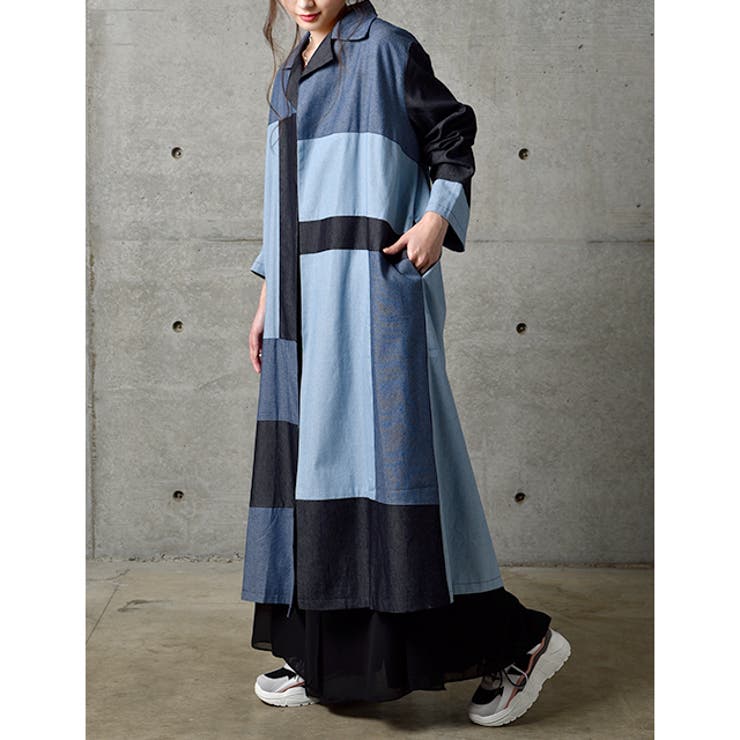 ジャケット アウター デニム ロングジャケット レディース デニムジャケット | HUG.U | 詳細画像11 