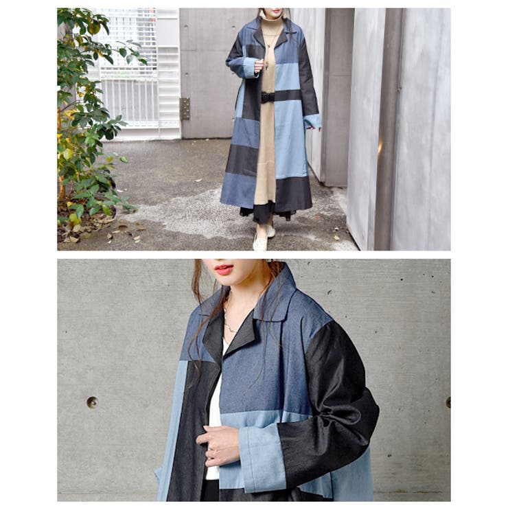 ジャケット アウター デニム ロングジャケット レディース デニムジャケット | HUG.U | 詳細画像16 