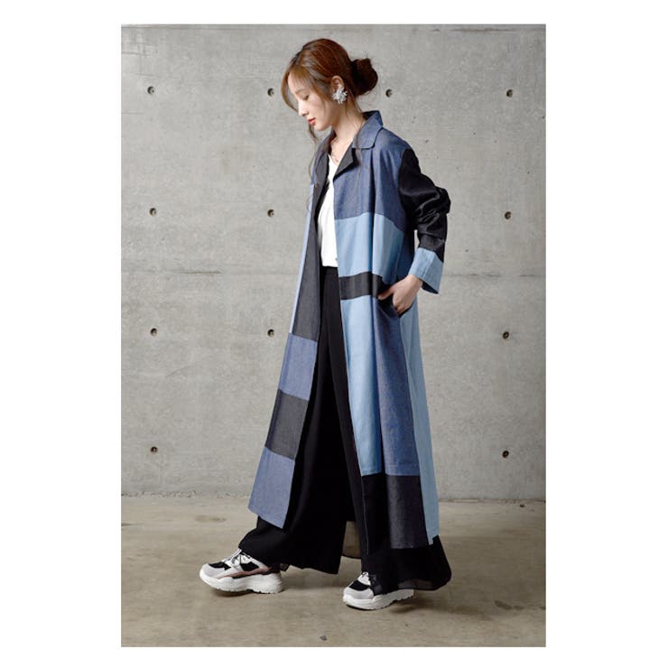 ジャケット アウター デニム ロングジャケット レディース デニムジャケット | HUG.U | 詳細画像21 