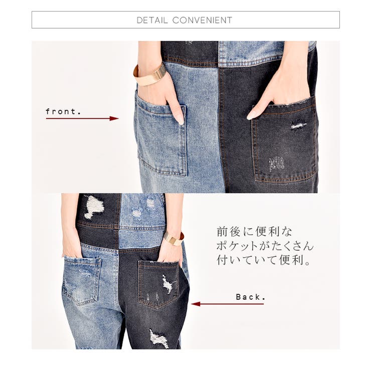 デニムブルー オーバーオール ダメージ加工 Lee リー ビンテージ オーバーオール ダメージ加工 VINTAGE