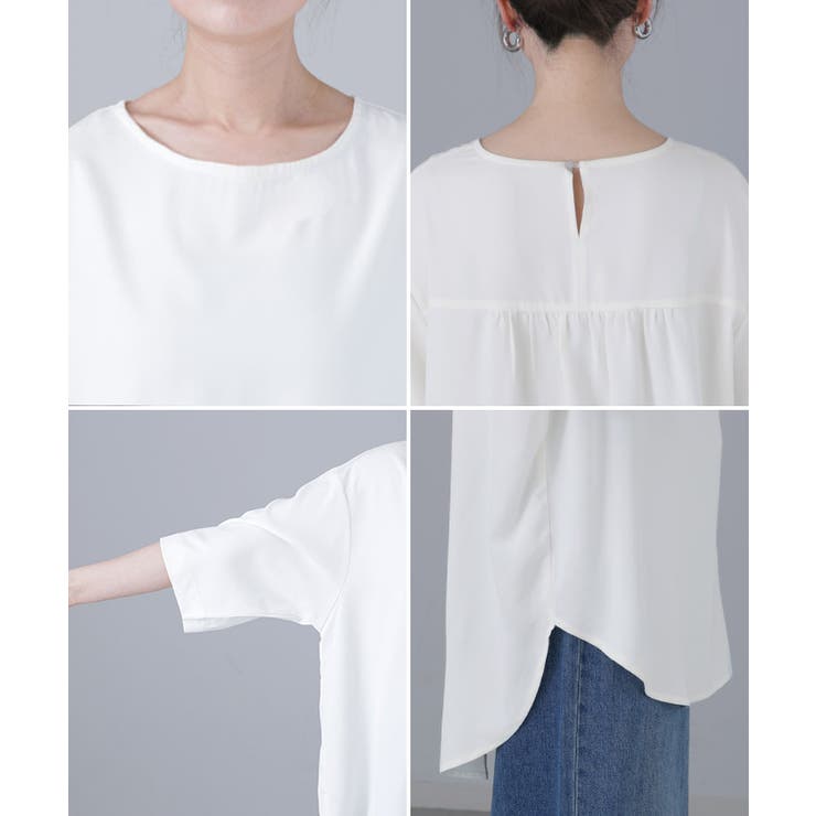 ブラウス Tシャツ感覚 Tブラウス | HUG.U | 詳細画像21 