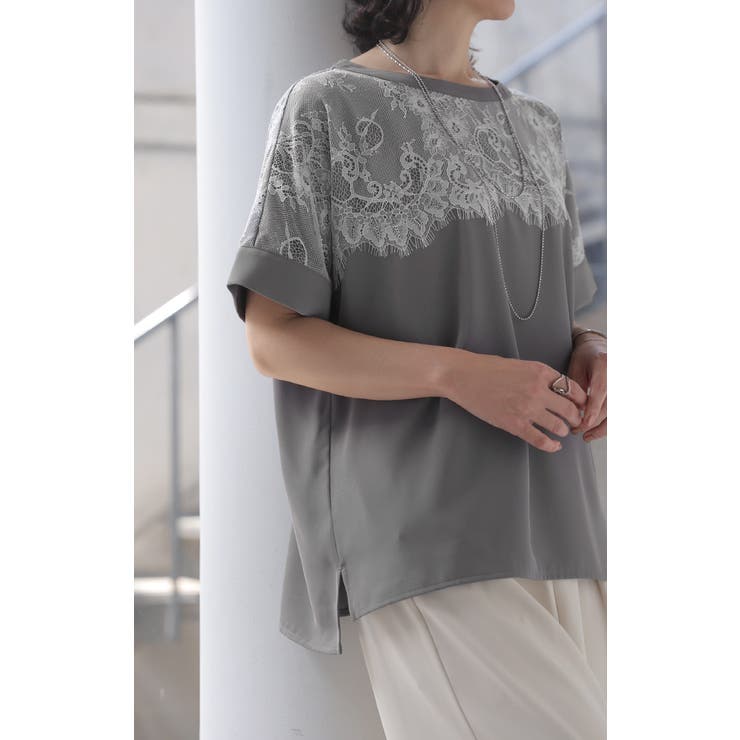 ブラウス Tシャツ レース | HUG.U | 詳細画像17 