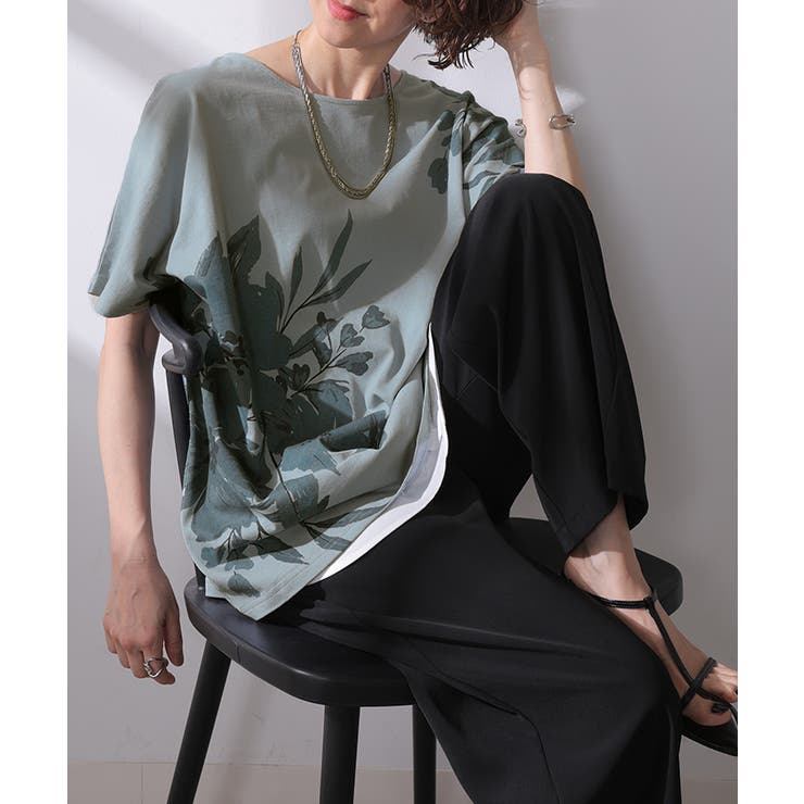 Tシャツ 花柄 綿100 | HUG.U | 詳細画像19 